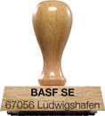 Holzstempel 70 mm 5 Zeilen